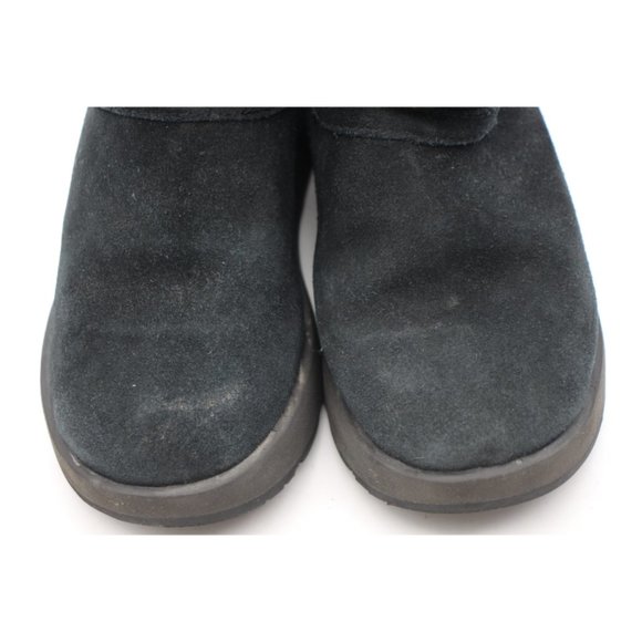 UGG Classic Short Waterproof Boot Size 5 Black Suede & Shearling 1017508 - Picture 9 of 9